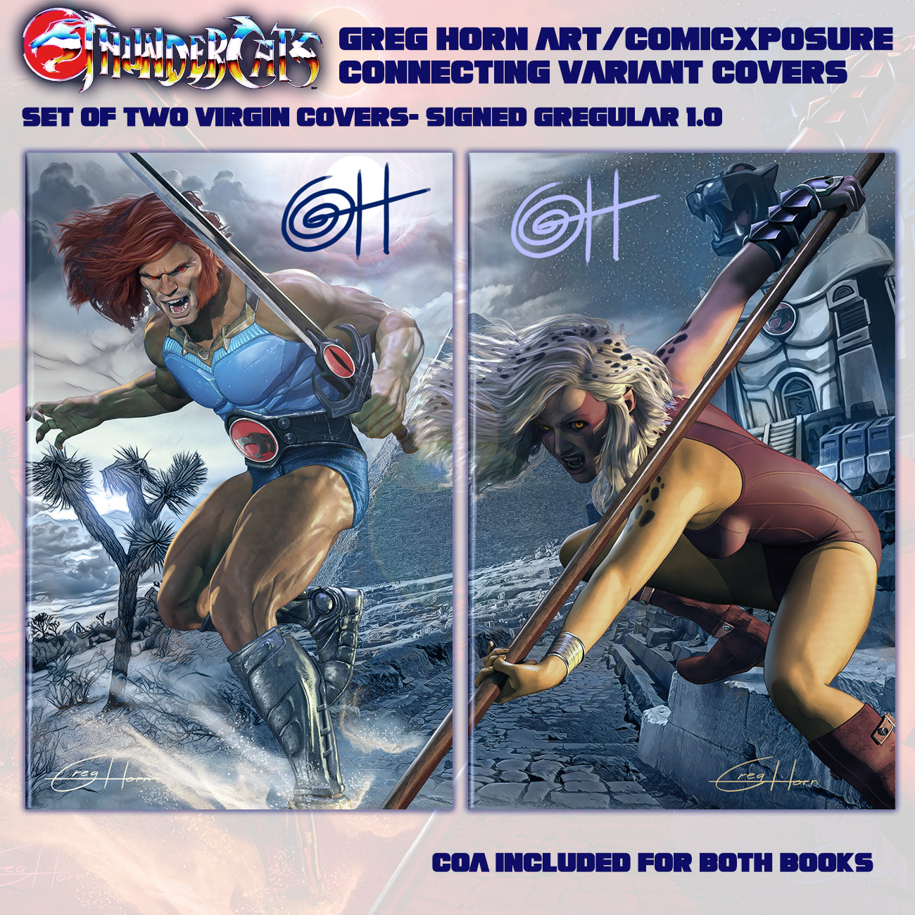 16【UKで入手/直筆サイン付】THUNDER サンダー ツアーパンフ3冊セット Thundercats.1..A_B.VIRGIN.