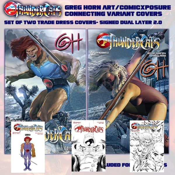 ThunderCats #1 TRADE DRESS Sets & Incentive Covers