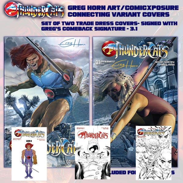 ThunderCats #1 TRADE DRESS Sets & Incentive Covers