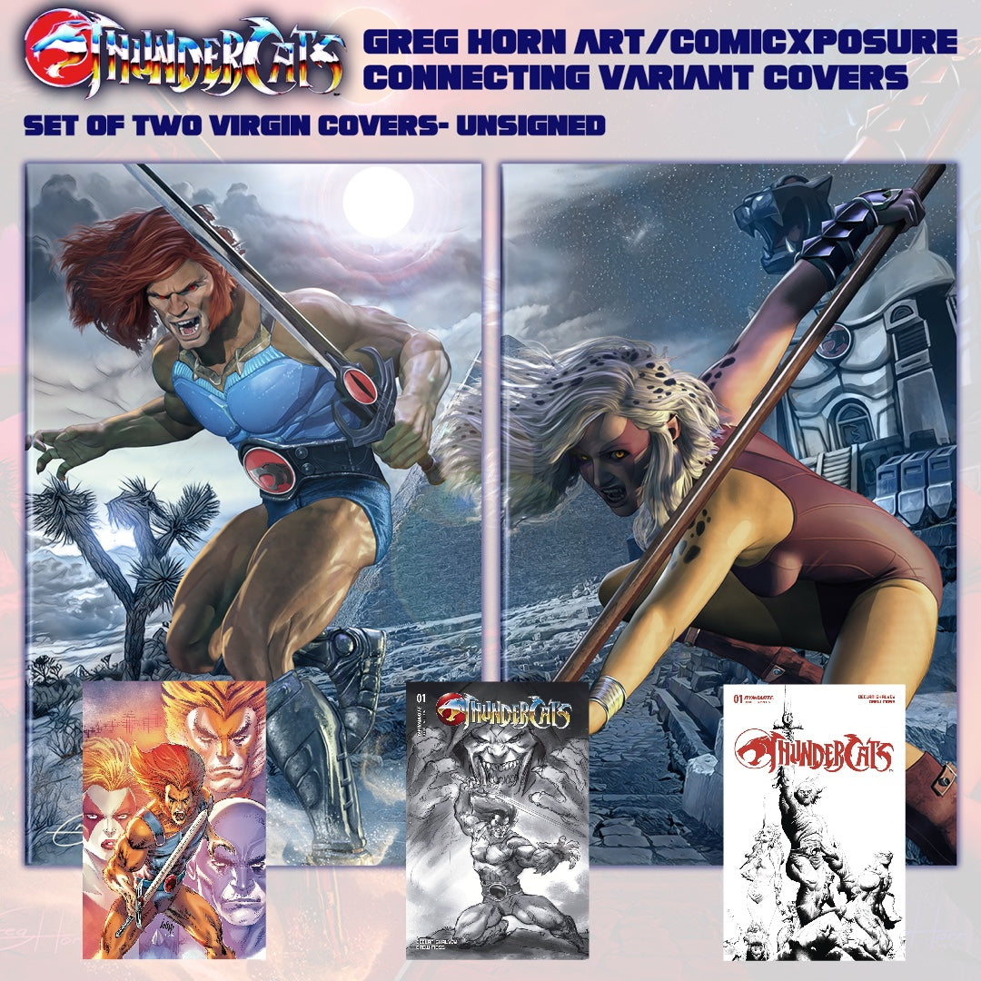 ThunderCats #1 VIRGIN COVER Sets & Incentive Covers – Greg Horn Art