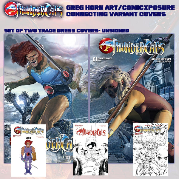 ThunderCats #1 TRADE DRESS Sets & Incentive Covers