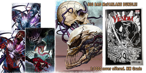 Bundle with 1:1000 Todd McFarlane Venom #1 retailer incentive cover - In stock now.