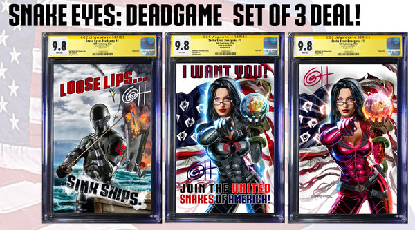 Snake-Eyes: Deadgame  Greg Horn Art CGC Signature Series