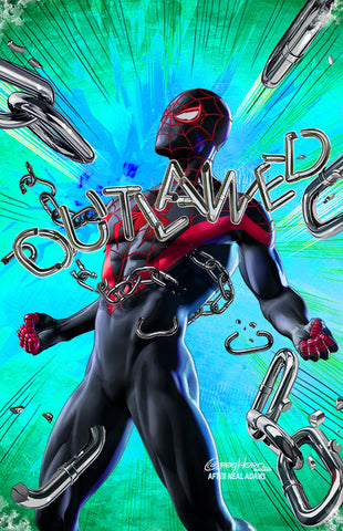Miles Morales Unchained - High Quality 11 x 17 digital print
