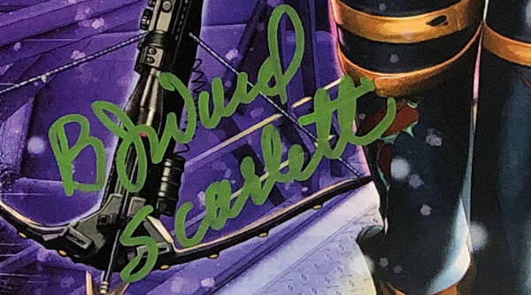 G.I. Joe Silent Option # 1 Cover C CGC 9.8 SS Signed by Greg Horn & BJ Ward (Scarlett)!