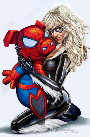 Black Cat & Spider-Ham - High Quality 11 x 17