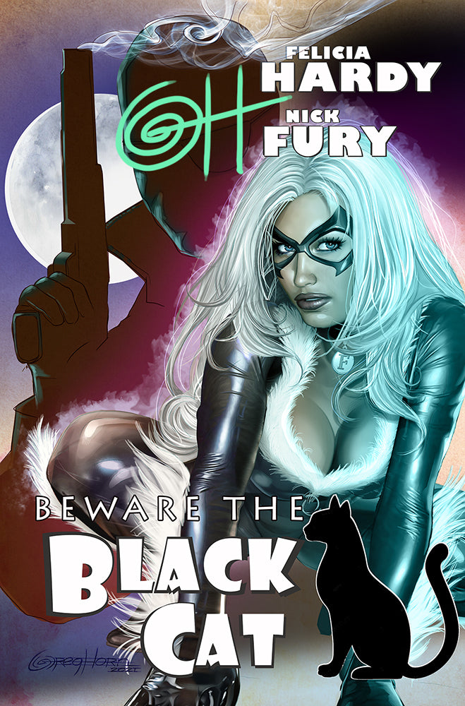 漫画   BLACK  CAT  サイン Shhh! It's a Secret Variant of Giant Size Black Cat Infinity Score