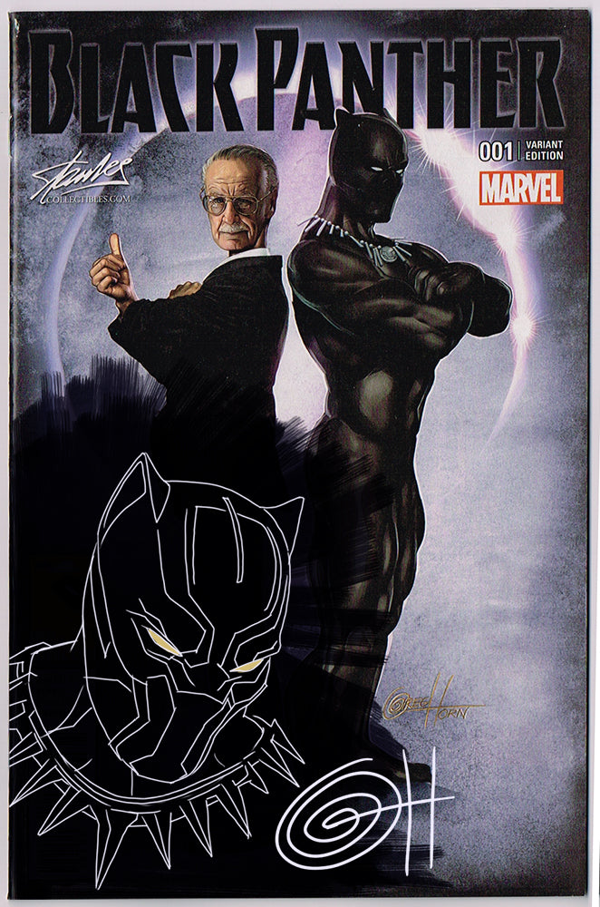 Black Panther #1 MEFCC (Dubai) Stan Lee Collectibles variant NM with T'Challa or Stan Remarque!