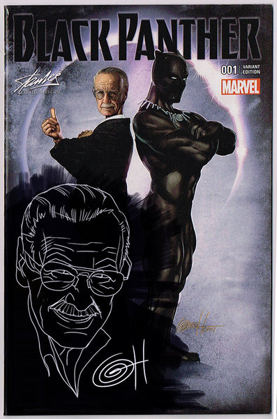 Black Panther #1 MEFCC (Dubai) Stan Lee Collectibles variant NM with T'Challa or Stan Remarque!