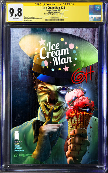 Ice Cream Man # 26 - A Greg Horn Art/Bird City Comics Exclusive - CGC Signature Series Options!