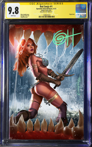 Red Sonja # 1 - A Greg Horn Art Exclusive - CGC Signature Series Options