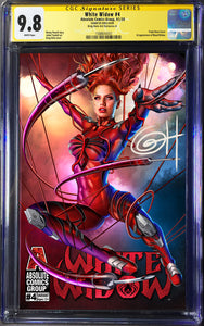 White Widow # 4 - A Greg Horn Art Store Exclusive Variant CGC 9.8 Signature Series