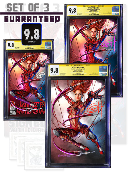 White Widow # 4 - A Greg Horn Art Store Exclusive Variant CGC 9.8 Signature Series