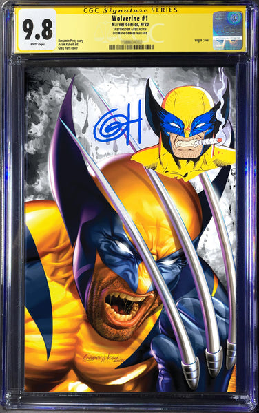 Wolverine # 1 (2020) Ultimate Comics Edition CGC Signature Series Remarked Options