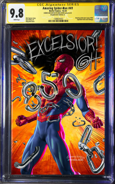 Amazing Spider-Man # 850 - Greg Horn Art CGC Signature Series Options