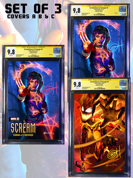 SCREAM CURSE OF CARNAGE #3 A Greg Horn Art Exclusive CGC Signature Series Options