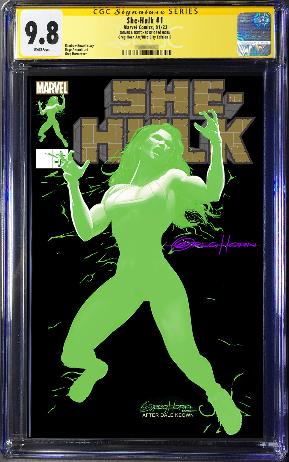 Cgc 9.8 store she hulk #2 signature series