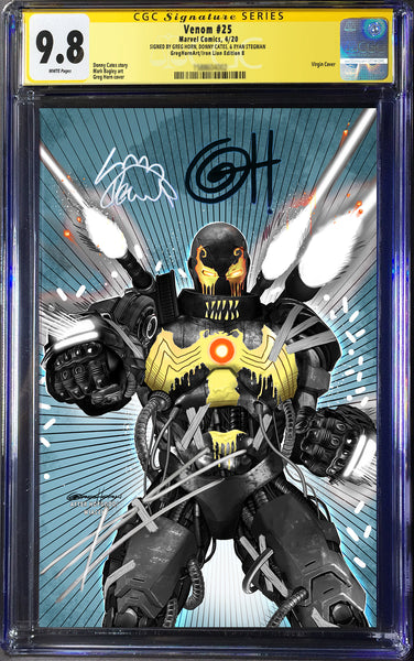 CGC Signing EXCLUSIVES - Venom # 25 CGC Signature Series Variants - Signed by Cates, Stegman and Horn!