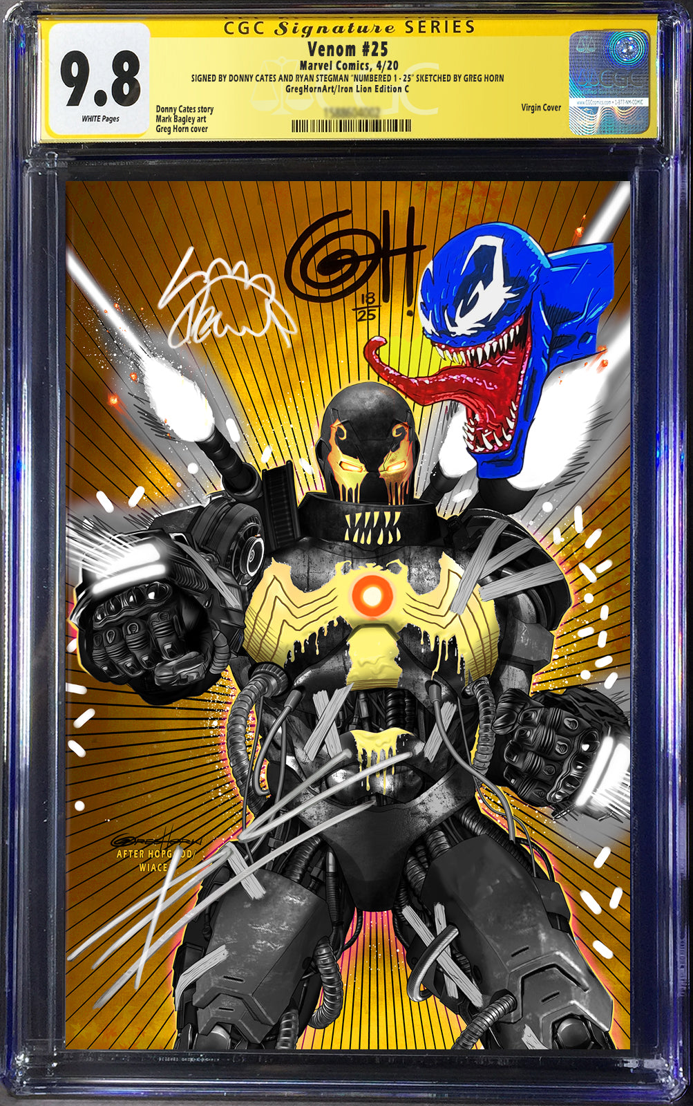 CGC Signing EXCLUSIVES - Venom # 25 CGC Signature Series Variants
