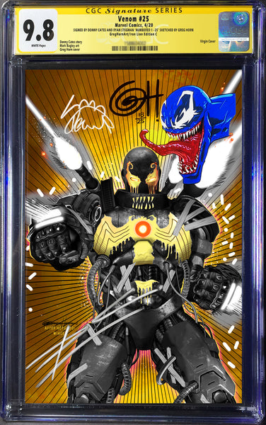 CGC Signing EXCLUSIVES - Venom # 25 CGC Signature Series Variants - Signed by Cates, Stegman and Horn!