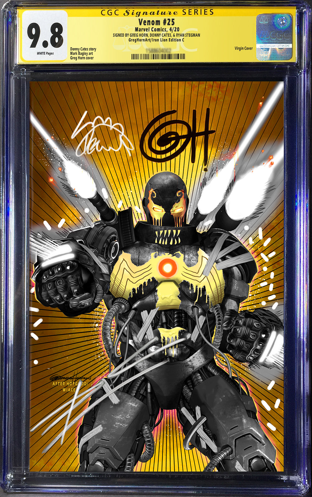 CGC Signing EXCLUSIVES - Venom # 25 CGC Signature Series Variants