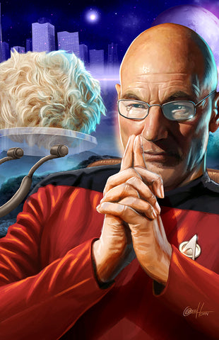 Star Trek: Captain Picard - high quality 11 x 17 digital print