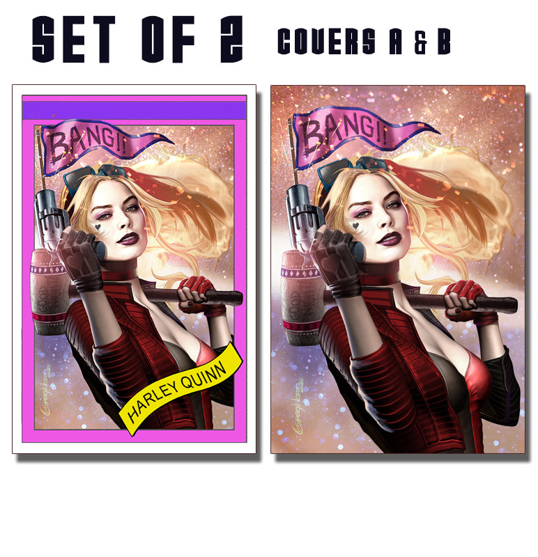 Harley Quinn # 3 - A Celebrity Authentics/Greg Horn Art Exclusive Vari