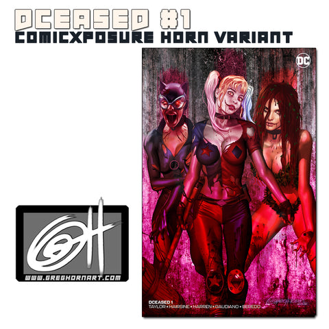 DCeased # 1 ComicXposure Greg Horn Art Exclusive Variants