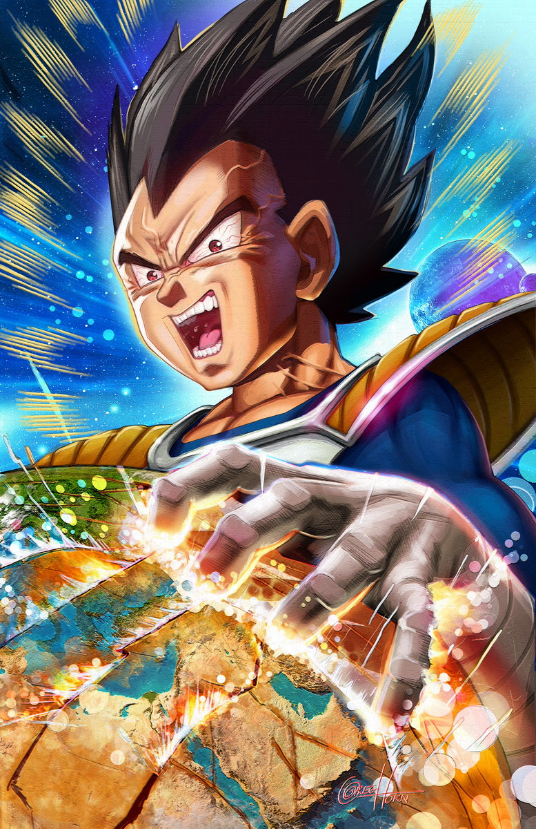 Dragon Ball Z - Vegeta - high quality 11 x 17 digital print