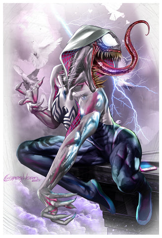 Edge of Venomverse - White Gwenom! - Limited Lithograph