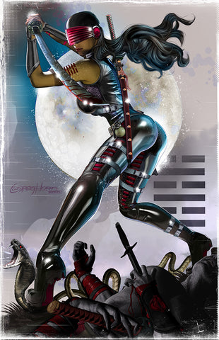 G.I. JOE - Snake Eyes -Breaking the Back of Cobra! - high quality 11 x 17 digital print