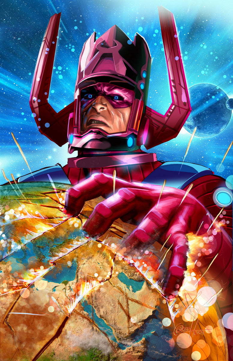 Galactus Destroys the Earth! - high quality 11 x 17 digital print