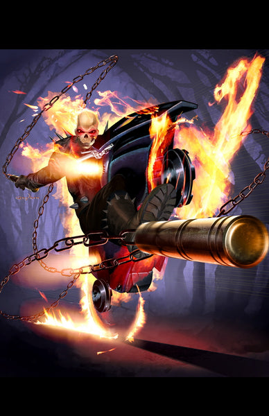 Ghost Rider - high quality 11 x 17 digital print