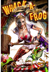 Harley Quinn's Whack-A-Frog - Limited Lithograph