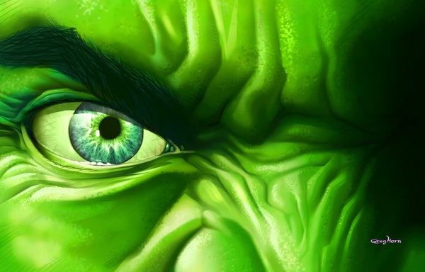 Hulk Eye - high quality 11 x 17 digital print