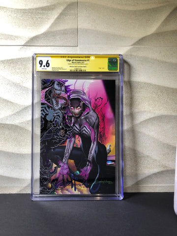 Edge Of Venomverse #1 cgc ss 9.6 D cover remark.