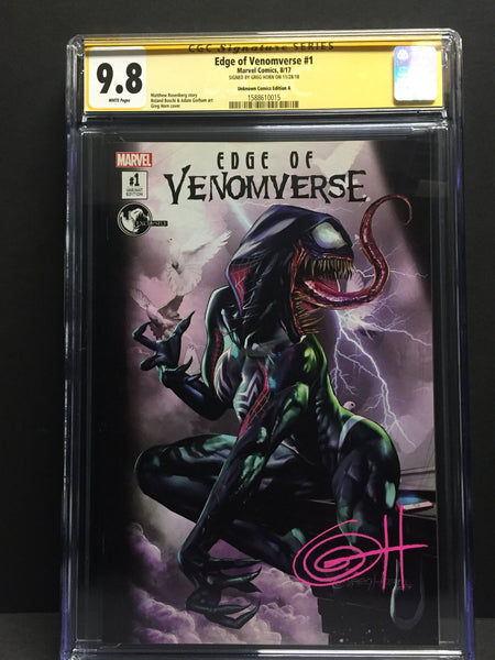 Edge of Venomverse # 1 CGC 9.8 Signature Series