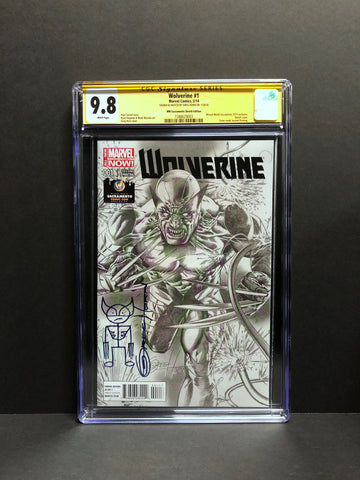 Wolverine # 1 (2014) Wizard World Sacramento Exclusive CGC 9.8 SS