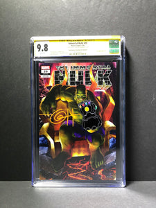 Immortal Hulk # 20 CGC 9.8 Signature Series Signed & Remarqued by Greg Horn