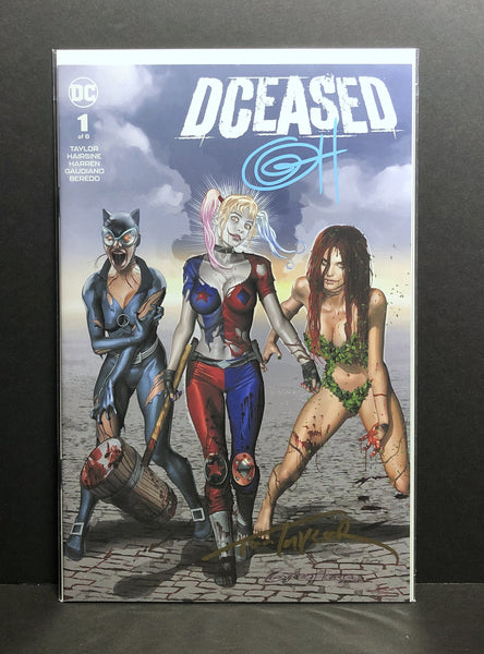 DCeased # 1 ComicXposure Greg Horn Art Variant Signed by Tom Taylor and Greg Horn!