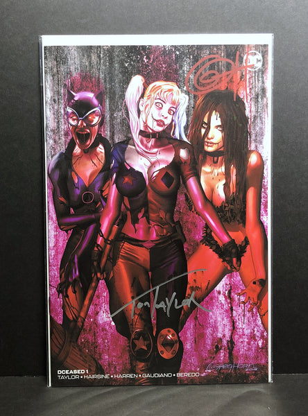 DCeased # 1 ComicXposure Greg Horn Art Variant Signed by Tom Taylor and Greg Horn!