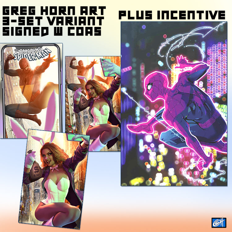 Amazing Spider-Man # 1 - A Bird City Comic/Greg Horn Art Exclusive Var