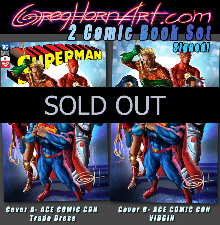 SUPERMAN #75 ACE COMIC CON VIP EXCLUSIVES - SLIGHT DAMAGE – Greg