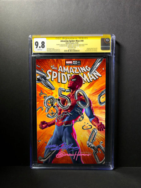 Amazing Spider-Man# 850 - CGC Signature Series Options - Signed by Neal Adams and Signed/remarked Greg Horn