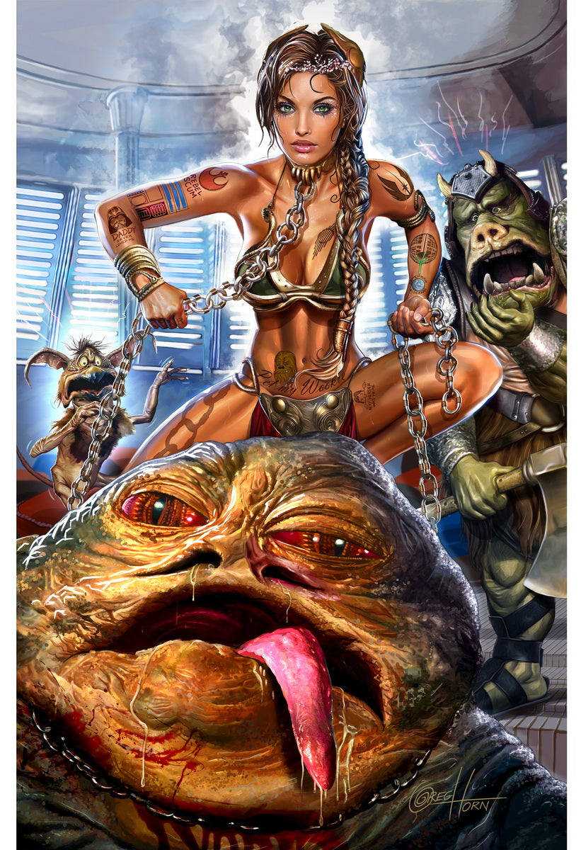 Star Wars - Slave Leia - Limited Lithograph