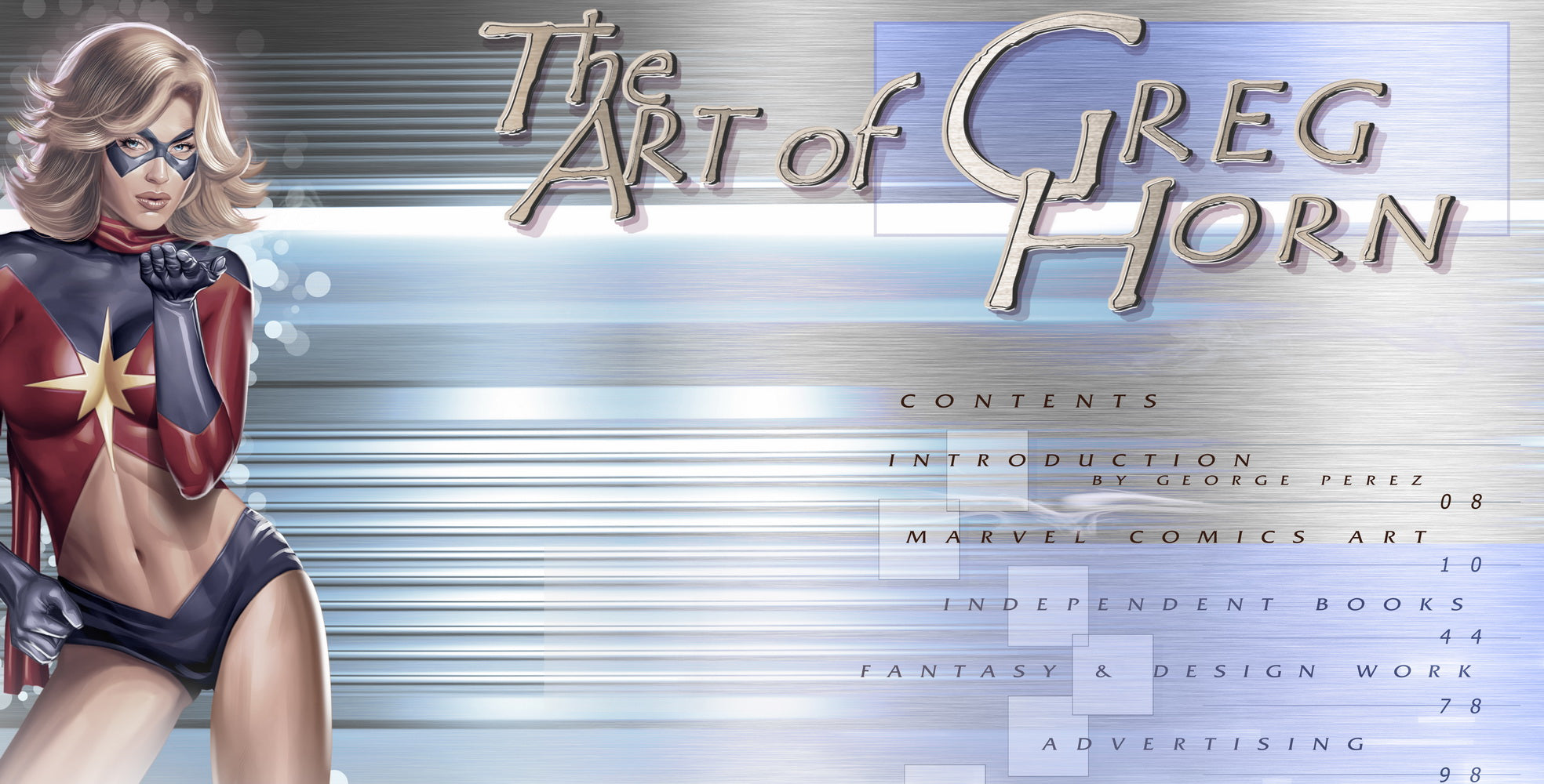 The Art of Greg Horn: Cover Stories 2010 HARDCOVER 144 pgs color