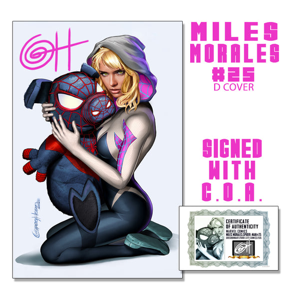 Miles Morales: Spider-Man # 25 - Hidden Variant! - A Greg Horn Art/Bird City Comics/616 Comics Exclusive Variant Raw Options