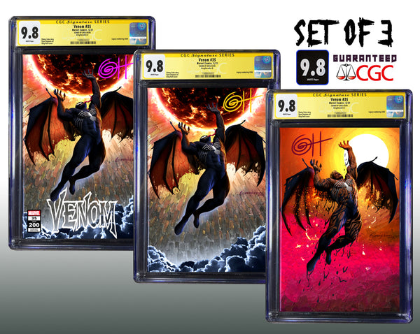 Venom # 200 - A Greg Horn Art Exclusive Variant CGC Signature Series Options