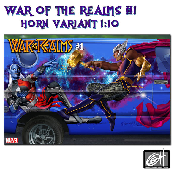 War of the Realms # 1 Greg Horn "Van Art" 1:10 Variant Cover