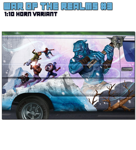 War of the Realms # 3  Greg Horn "Van Art" 1:10 Variant Cover